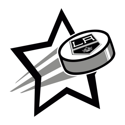 Los Angeles Kings Hockey Goal Star logo iron on paper